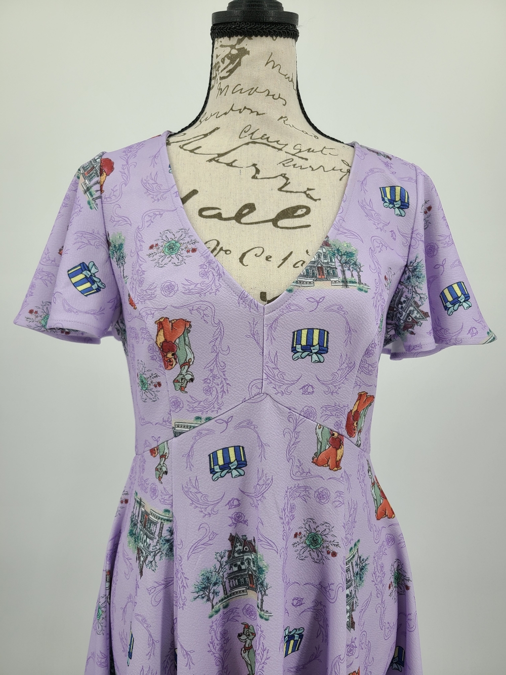 NWOT Unique Vintage X Disney Lady And The Tramp Dress Size Medium - Picture 5 of 12